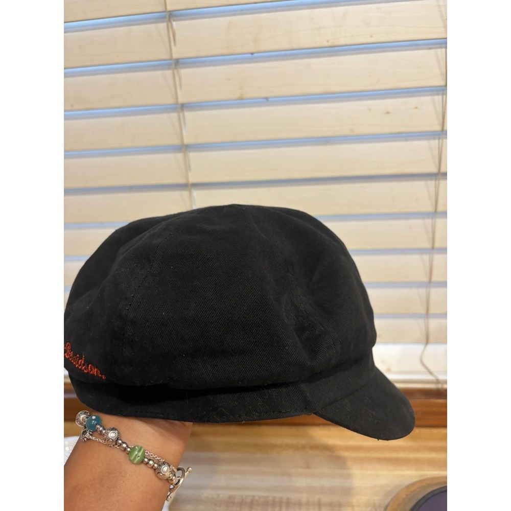 Harley-Davidson Black Newsboy Cabbie Cap Embroidered Motorcycle Biker Hat - Picture 4 of 9